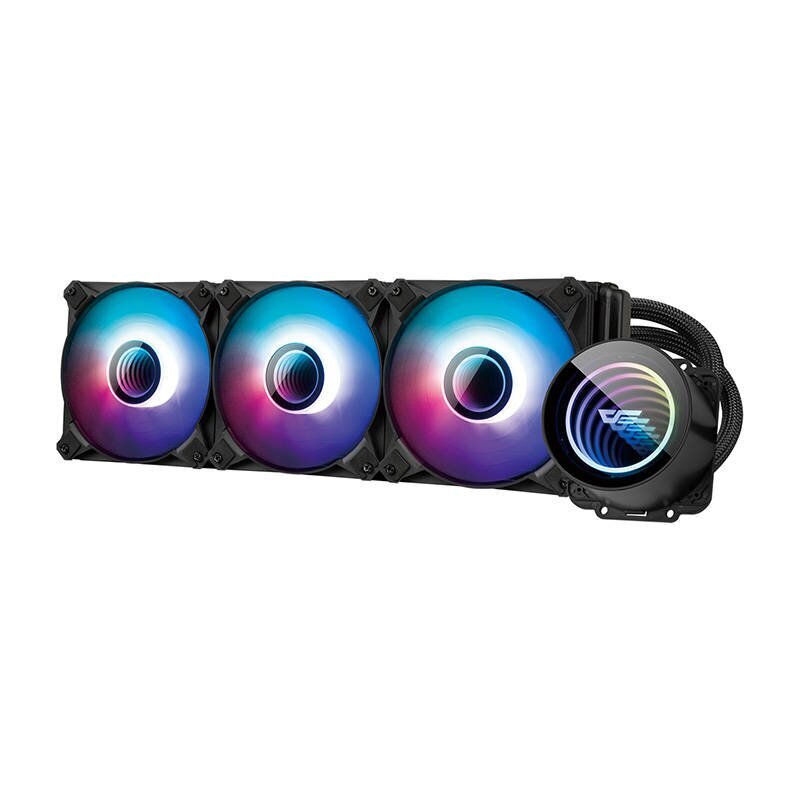 Darkflash DX360 V2.6 PC Water Cooling ARGB 3x 120x120 (Black) цена и информация | Procesora dzesētāji | 220.lv