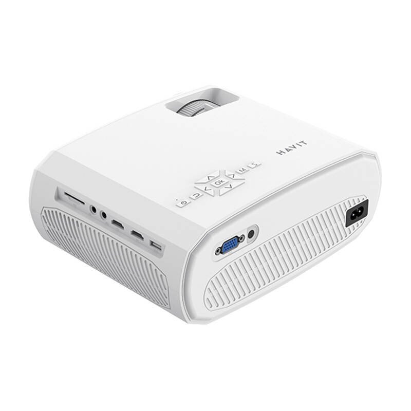 Wireless projector HAVIT PJ202 PRO (white) цена и информация | Projektori | 220.lv