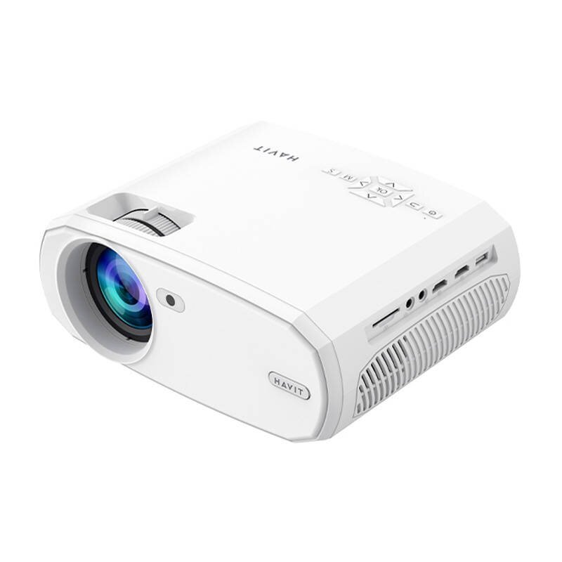 Wireless projector HAVIT PJ202 PRO (white) цена и информация | Projektori | 220.lv