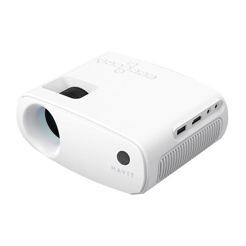 Wireless projector HAVIT PJ207 PRO (white) цена и информация | Projektori | 220.lv