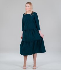 Hansmark sieviešu kleita Lidia 64109*01, tumši zaļš 4741547913281 cena un informācija | Kleitas | 220.lv