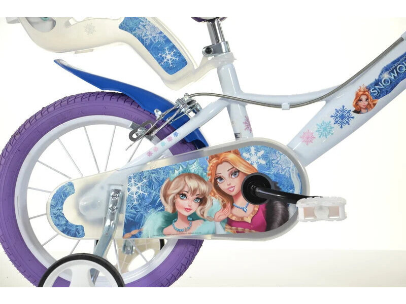 Bērnu velosipēds Snow Queen 14" цена и информация | Velosipēdi | 220.lv