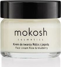 Sejas krēms pret grumbām Mokosh Facial Cream Anti-aging Rozes un mellenes, 15 ml cena un informācija | Sejas krēmi | 220.lv