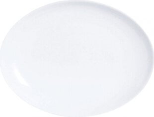 Поднос Luminarc Diwali Овальный Белый Cтекло (33 x 25 cm) (12 штук) цена и информация | Посуда, тарелки, обеденные сервизы | 220.lv
