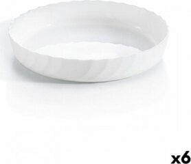 Поднос Luminarc Trianon Овальный Белый Cтекло (Ø 26 cm) (6 штук) цена и информация | Посуда, тарелки, обеденные сервизы | 220.lv