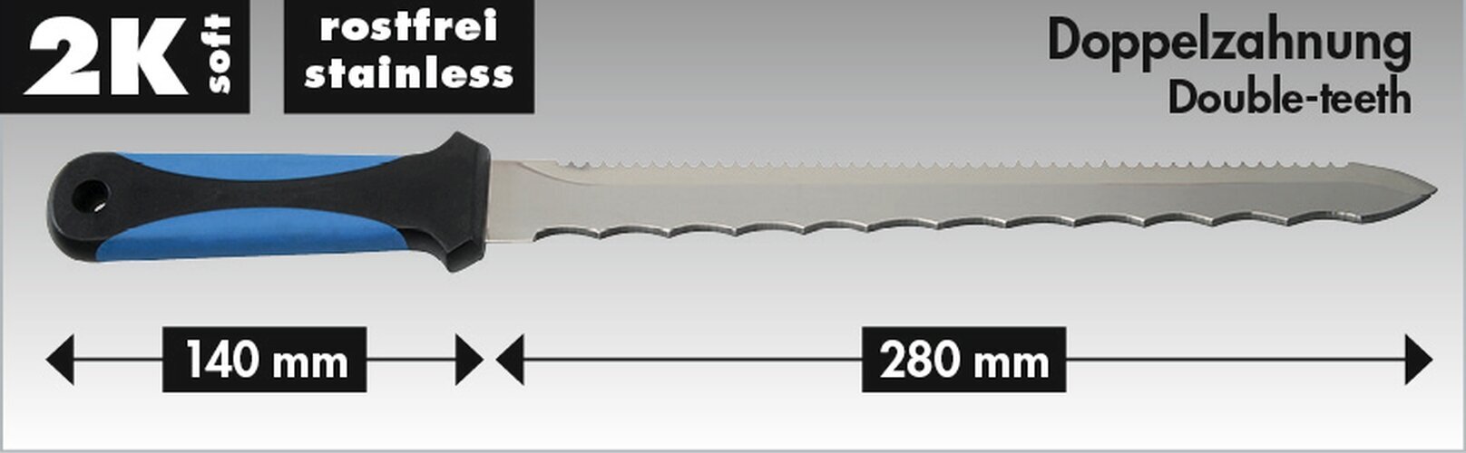 HEYTEC nazis izolācijas materiāliem 420 mm цена и информация | Rokas instrumenti | 220.lv