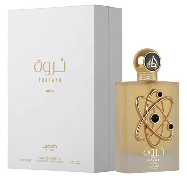 Parfimērijas ūdens Lattafa Tharwah Gold EDP sievietēm/vīriešiem 100 ml cena un informācija | Sieviešu smaržas | 220.lv