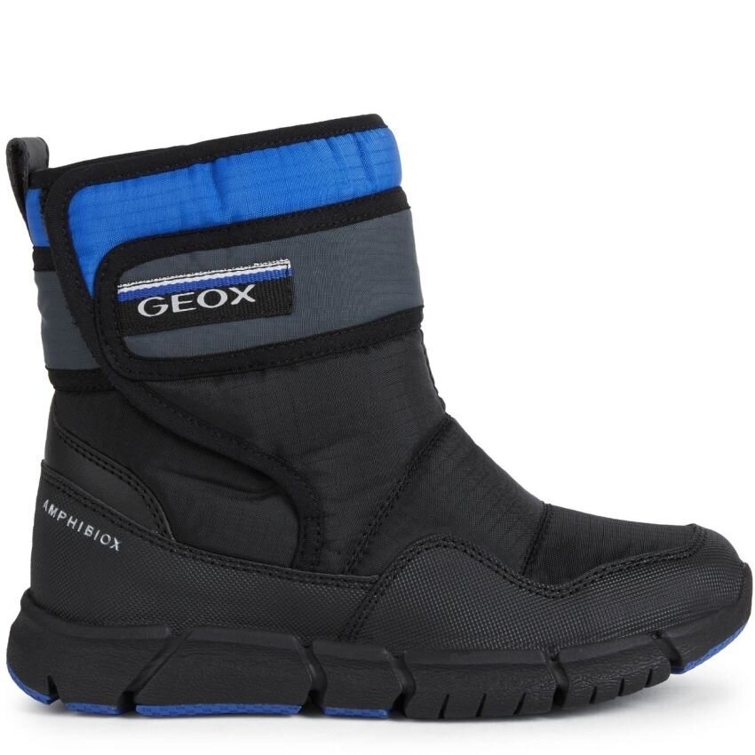 GEOX bērnu melni zābaki zēniem FLEXYPER ABX BOOTIES цена и информация | Bērnu zābaki | 220.lv