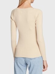 Женский свитер CALVIN KLEIN Rib Square-Neck White Clay 560074928, белый цена и информация | Женские кофты | 220.lv