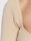Sieviešu džemperis CALVIN KLEIN Rib Square-Neck White Clay 560074928 cena un informācija | Sieviešu džemperi | 220.lv