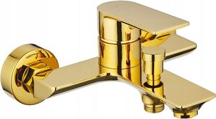 Vannas dušas komplekts ar jaucējkrānu Mexen Alexa R-40, Gold cena un informācija | Jaucējkrāni | 220.lv