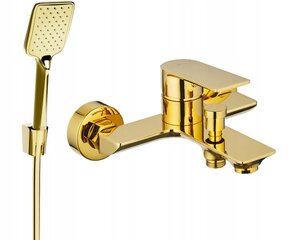 Vannas dušas komplekts ar jaucējkrānu Mexen Alexa R-62, Gold цена и информация | Смесители | 220.lv