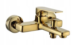 Vannas dušas komplekts ar jaucējkrānu Mexen Lynx R-40, Gold cena un informācija | Jaucējkrāni | 220.lv