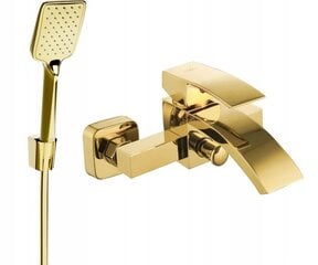 Vannas dušas komplekts ar jaucējkrānu Mexen Libra R-62, Gold цена и информация | Смесители | 220.lv