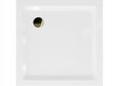 Dušas kabīne Mexen Roma ar paliktni un sifonu, Gold+White/Gold, 100x70,80,90,100 cm цена и информация | Dušas kabīnes | 220.lv