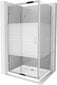 Dušas kabīne Mexen Apia ar paliktni un sifonu, pusmatēta, 120x70,80,90,100 cm цена и информация | Dušas kabīnes | 220.lv