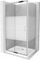 Dušas kabīne Mexen Apia ar paliktni un sifonu, pusmatēta, 140x70,80,90,100 cm cena un informācija | Dušas kabīnes | 220.lv