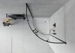 Pusapaļa dušas kabīne Mexen Rio ar paliktni un sifonu, 70x70,80x80,90x90cm, melna цена и информация | Dušas kabīnes | 220.lv
