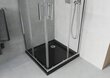 Dušas kabīne Mexen Rio F ar paliktni un sifonu, 70x70,80x80,90x90cm, caurspīdīga+melna/hromēta cena un informācija | Dušas kabīnes | 220.lv