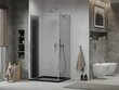 Dušas kabīne Mexen Lima ar paliktni un sifonu, Graphite+Black/Chrome, 90x90,100,120 cm цена и информация | Dušas kabīnes | 220.lv