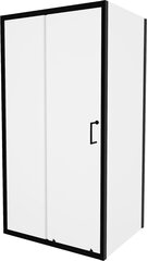 Dušas kabīne Mexen Apia, Black, 90x100cm,95x100cm цена и информация | Душевые кабины | 220.lv