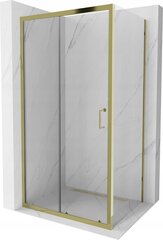 Dušas kabīne Mexen Apia, Gold, 90x70,80,90,100 cm cena un informācija | Dušas kabīnes | 220.lv