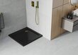 Kvadrāta dušas paliktnis Mexen Flat Slim ar sifonu, Black+Gold, 70x70,80x80,90x90,100x100 cm цена и информация | Dušas paliktņi | 220.lv