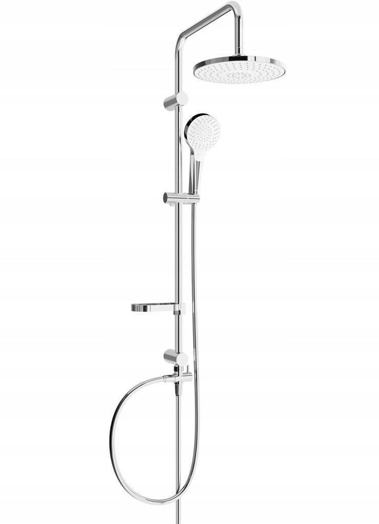 Vannas-dušas sistēma ar termostata jaucējkrānu Mexen Erik Cube 2, Chrome цена и информация | Dušas komplekti un paneļi | 220.lv