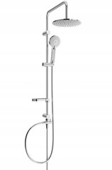 Vannas-dušas sistēma ar termostata jaucējkrānu Mexen Carl Cube, Chrome cena un informācija | Dušas komplekti un paneļi | 220.lv
