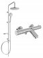 Vannas-dušas sistēma ar termostata jaucējkrānu Mexen Carl Kai, Chrome cena un informācija | Dušas komplekti un paneļi | 220.lv