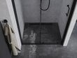 Bīdāmās dušas durvis Mexen Apia, Black, 135,145,150x190 cm цена и информация | Dušas durvis, dušas sienas | 220.lv