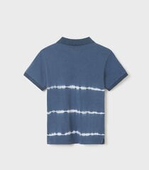 Mayoral детская рубашка поло 6109*063, синий/белый 8445445726597 цена и информация | Рубашки для мальчиков | 220.lv
