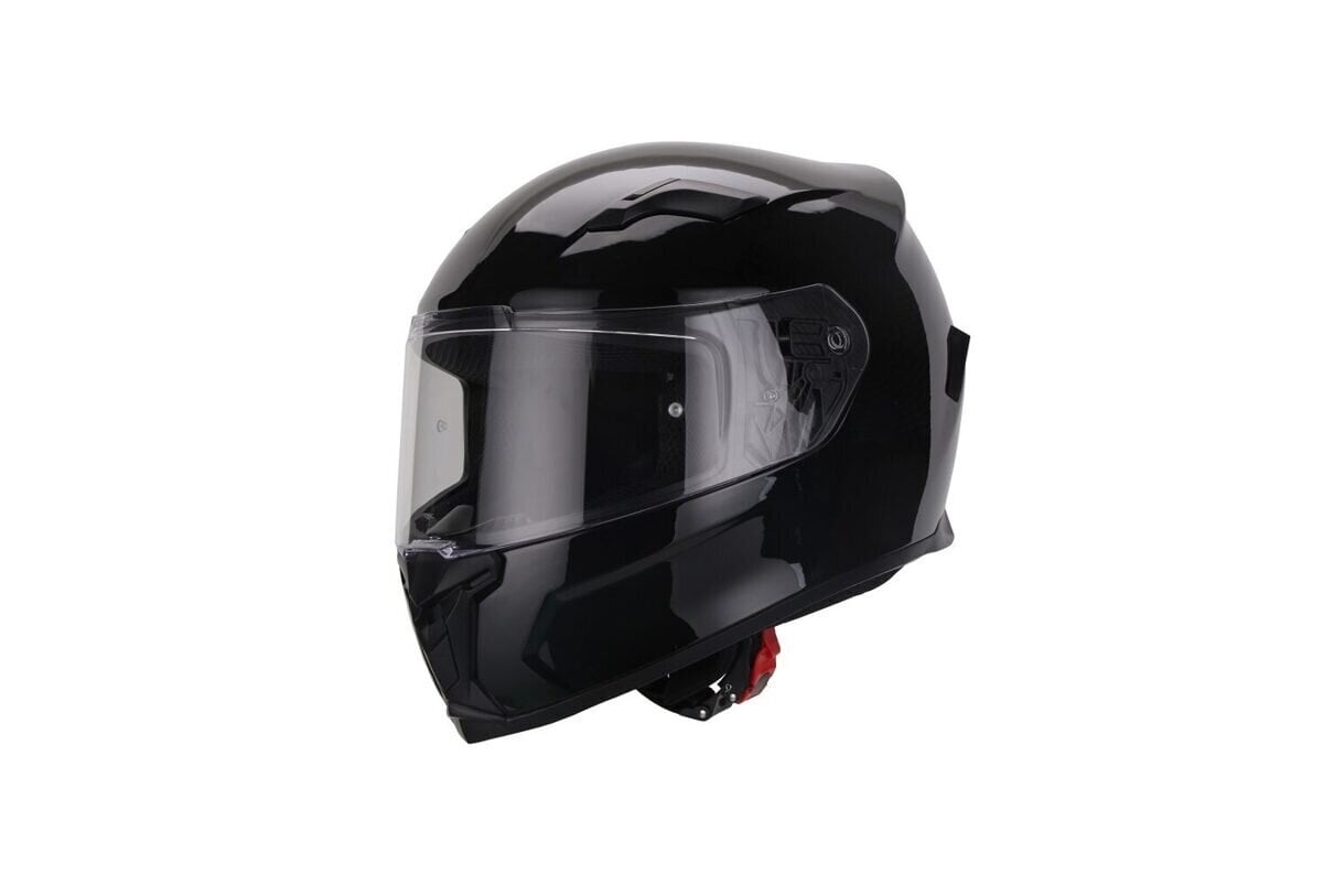 Slēgta moto ķivere DUOMO spīdīgā melnā krāsā ar papildus vizieri + bezmaksas dāvana cena un informācija | Moto ķiveres | 220.lv