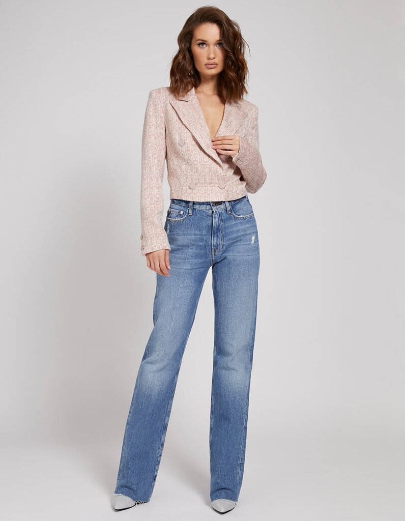 Sieviešu jaka Guess Jeans, rozā cena un informācija | Žaketes sievietēm | 220.lv