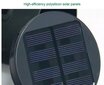 Cilindrisks āra apgaismojums ar saules enerģiju un automātisku ieslēgšanos/izslēgšanu cena un informācija | Āra apgaismojums | 220.lv