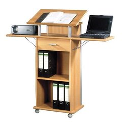 Universāls galds prezentācijām 0469, brūns cena un informācija | Datorgaldi, rakstāmgaldi, biroja galdi | 220.lv