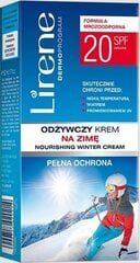 Aizsargājošs sejas krēms ziemai Lirene Winter Protective Cream SPF 20, 50 ml cena un informācija | Sejas krēmi | 220.lv