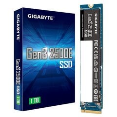SSD iekšējais cietais disks Gigabyte Gen3 2500E cena un informācija | Iekšējie cietie diski (HDD, SSD, Hybrid) | 220.lv