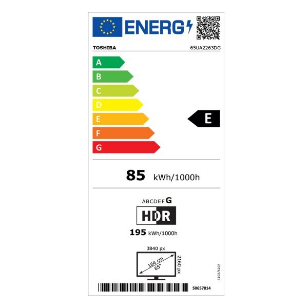 Televizors Toshiba 65UA2263DG cena un informācija | Televizori | 220.lv
