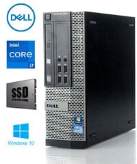 7010 SFF i7-3770 4GB 240GB SSD Windows 10 Professional Stacionārais dators cena un informācija | Stacionārie datori | 220.lv