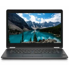 DELL E7470 14 1920x1080 i5-6300U 16GB 1TB SSD M.2 NVME WIN10Pro WEBCAM RENEW цена и информация | Ноутбуки | 220.lv