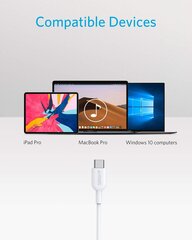 Anker USB-C par zibens audio adapteri (tikai audio, bez uzlādes jaudas) (baltā krāsā) cena un informācija | Adapteri un USB centrmezgli | 220.lv