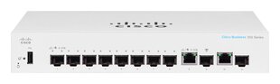 Коммутатор Cisco CBS350 Managed L3 Gigabit Ethernet (10/100/1000) 1U Black, Grey цена и информация | Коммутаторы (Switch) | 220.lv