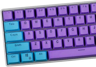 Royal Kludge OEM PBT Keycaps - (104 gab., Blue Purple, PBT, UK layout) cena un informācija | Klaviatūras | 220.lv