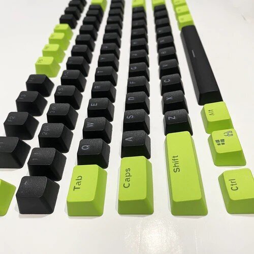 Royal Kludge OEM PBT Keycaps 104 vnt. Poison PBT UK cena un informācija | Klaviatūras | 220.lv