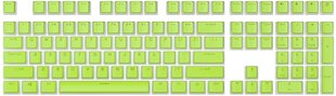 Royal Kludge Pudding PBT Keycaps - (104 шт., Apple green, PBT, ISO, UK layout) цена и информация | Клавиатуры | 220.lv
