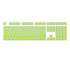 Royal Kludge Pudding PBT Keycaps - (104 шт., Apple green, PBT, ISO, UK layout) цена и информация | Клавиатуры | 220.lv