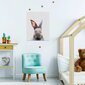 Apdrukāts audekls, piekarināms pie sienas truša mazuļa dzīvnieku kanvas mākslas bērnu istabas interjera dekors - 40 x 30 cm cena un informācija | Gleznas | 220.lv