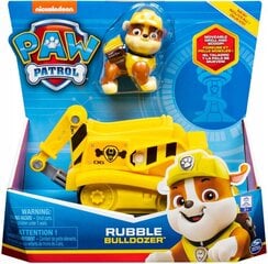 Paw Patrol Deluxe Vehicle - Dino Rescue - Rubble цена и информация | Конструктор автомобилей игрушки для мальчиков | 220.lv