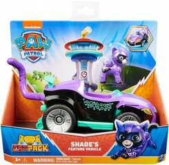 Paw Patrol Cat Pack Transportlīdzekļu komplekts + Shade figūriņa cena un informācija | Rotaļlietas meitenēm | 220.lv